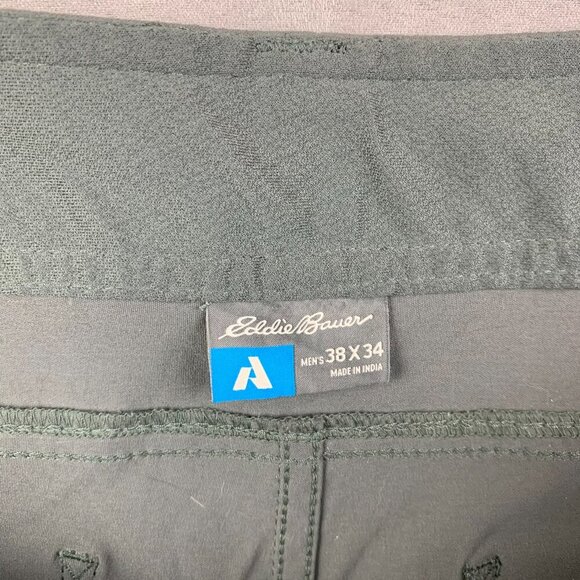 Eddie Bauer First Ascent Mens Pants 38x32 Gray Cargo Guide Pro Embroidered Logo - Picture 5 of 12